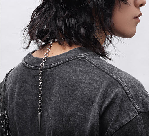 Gothic Cross Chain Necklace