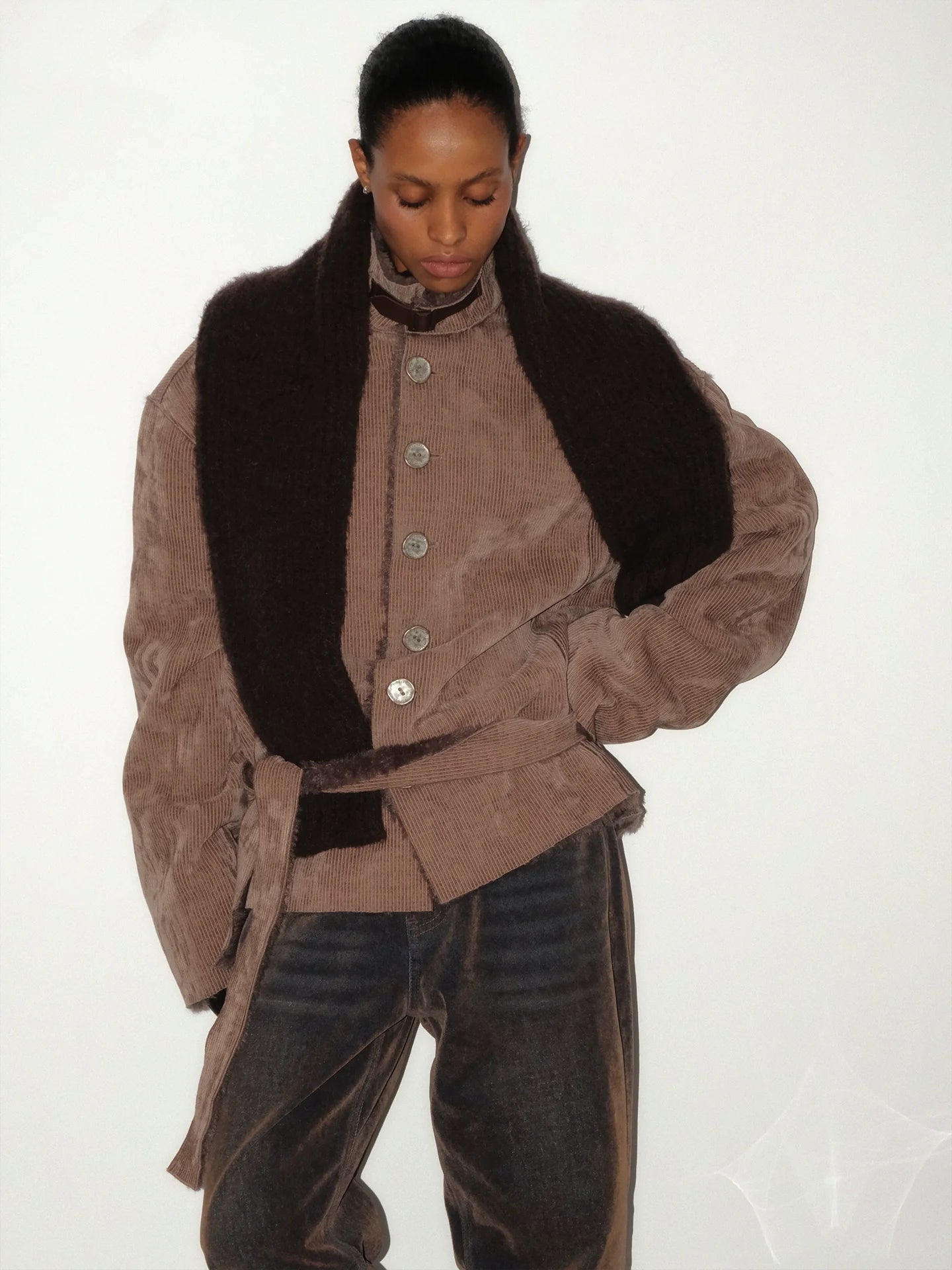 TimberFleece Belted Cord Jacket