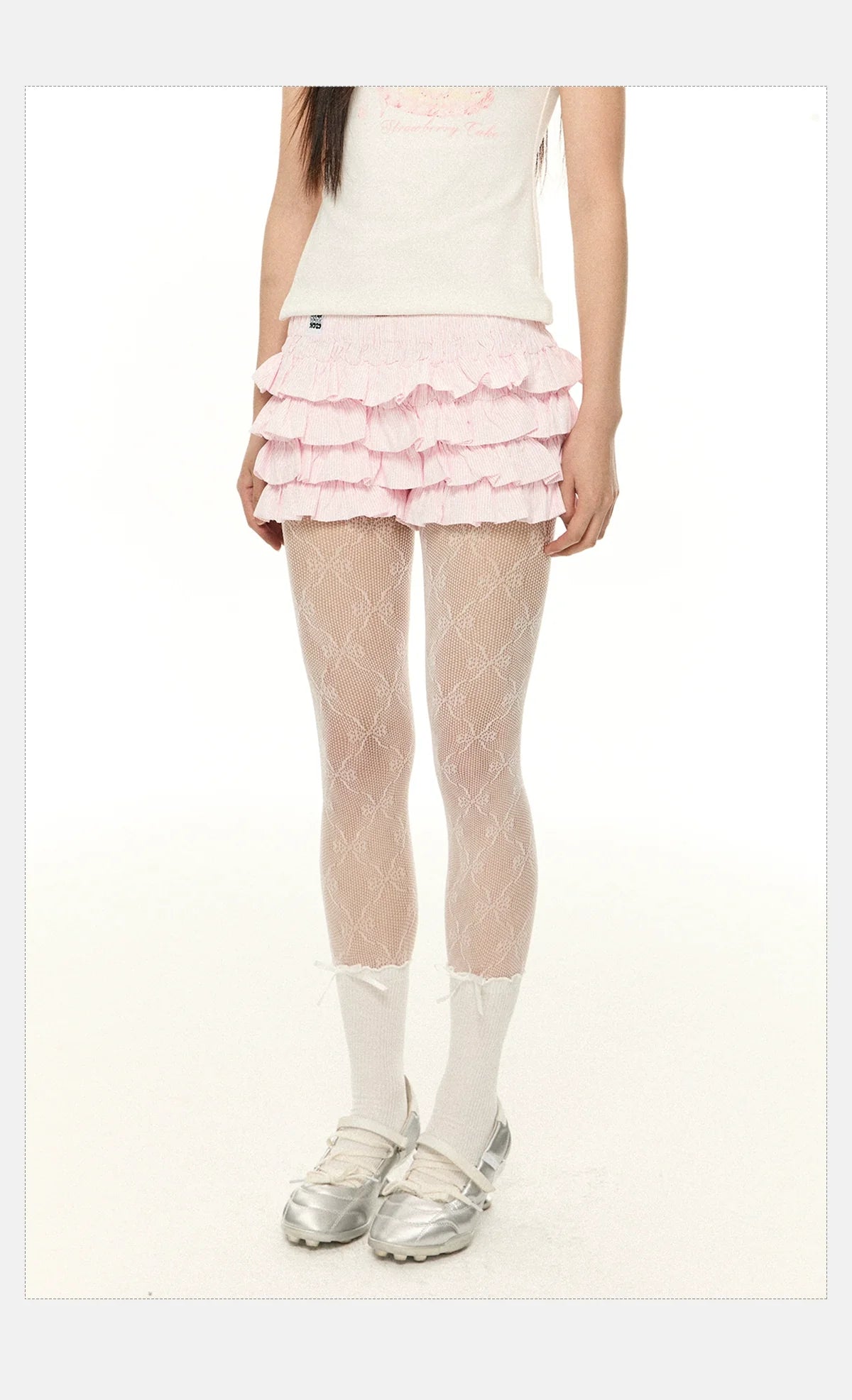 Ruffle Multi-Tiered Mini Shorts