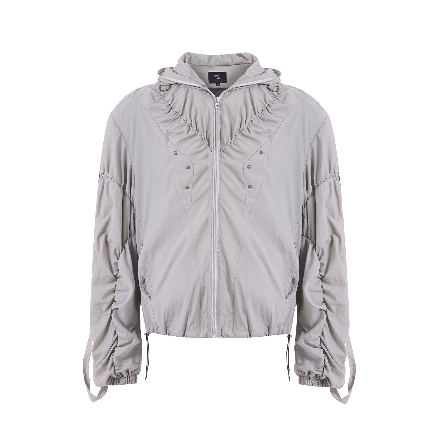 Studded Tactical Windbreaker Jacket