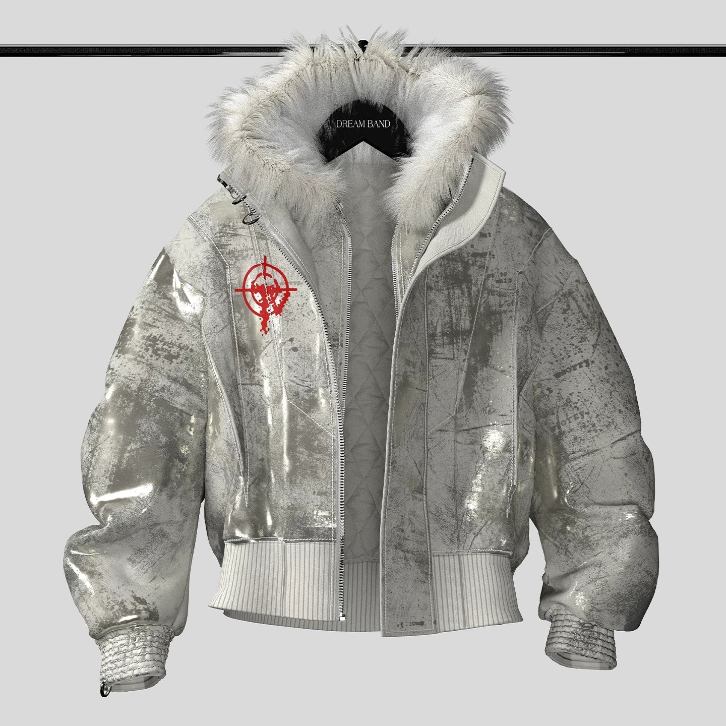 Frostbite Target Halo Puffer Jacket
