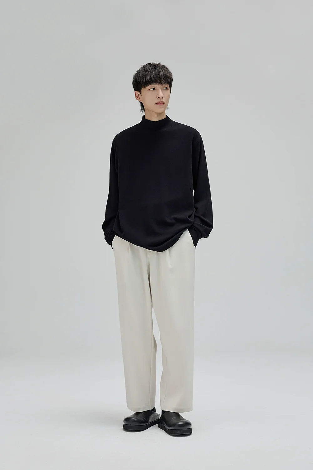Warm Turtleneck Basic Layering Long Sleeve Top
