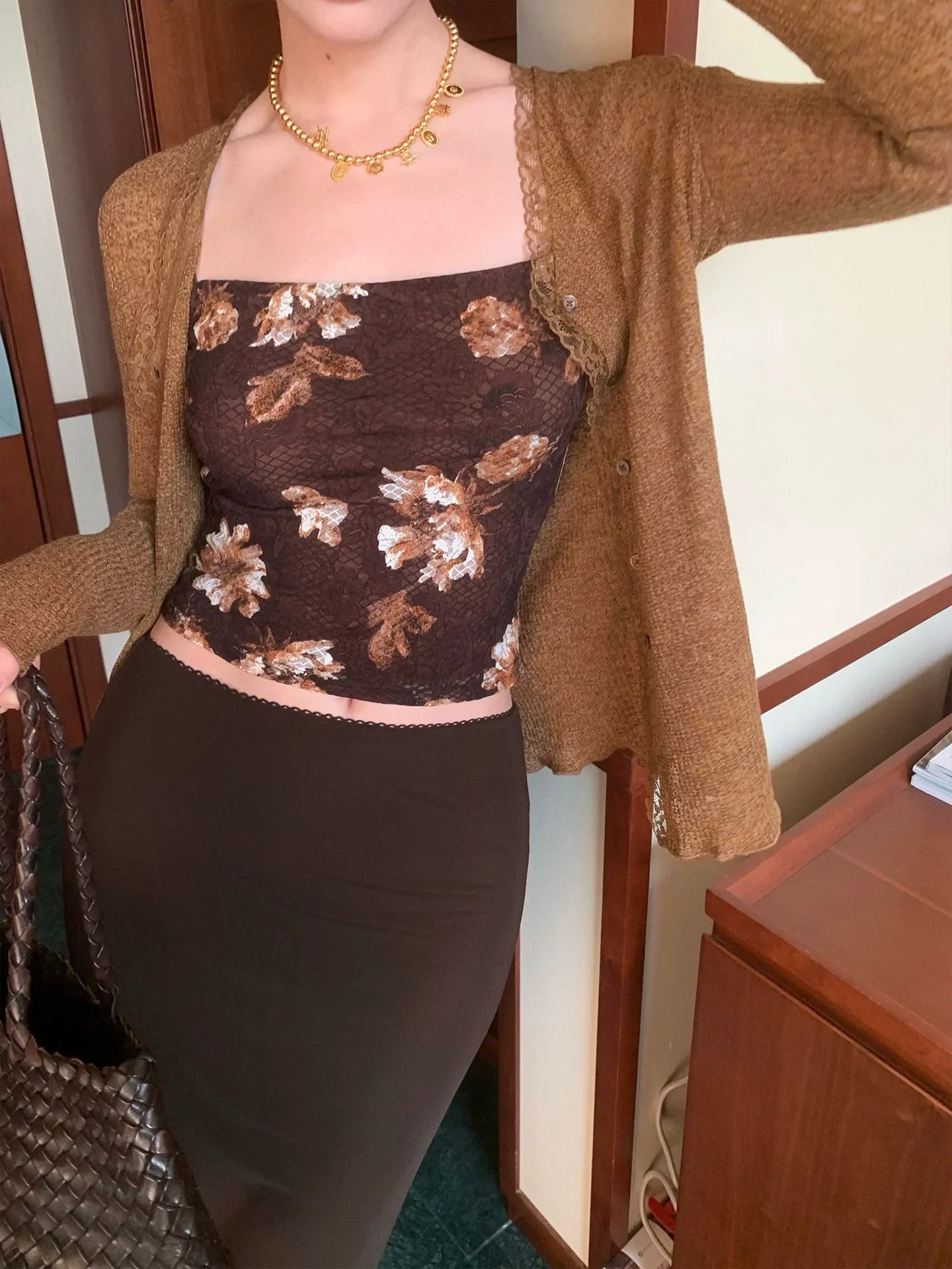 Sheer Button Up Cardigan