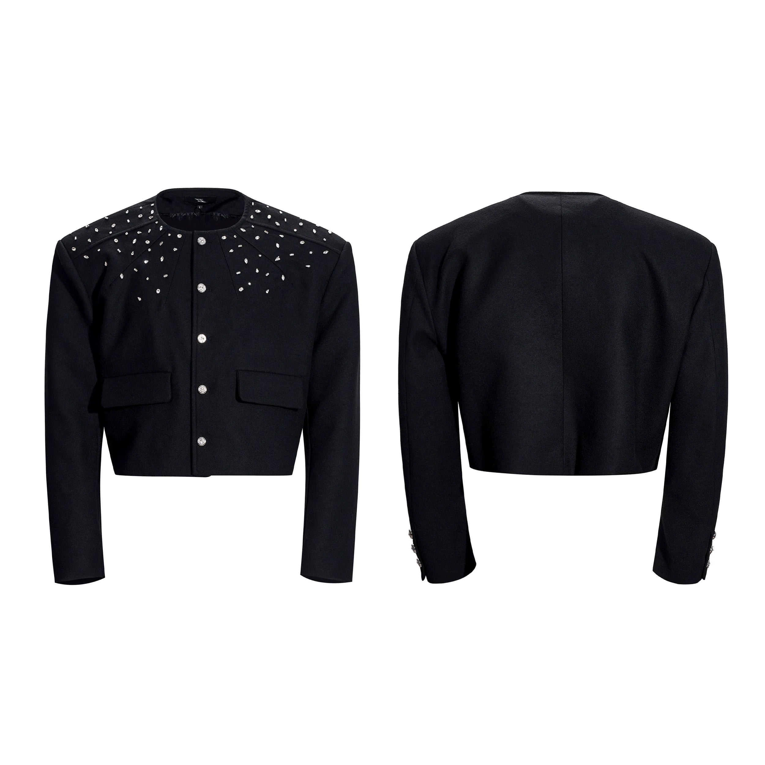 Starfall Eclipse Studded Cropped Jacket