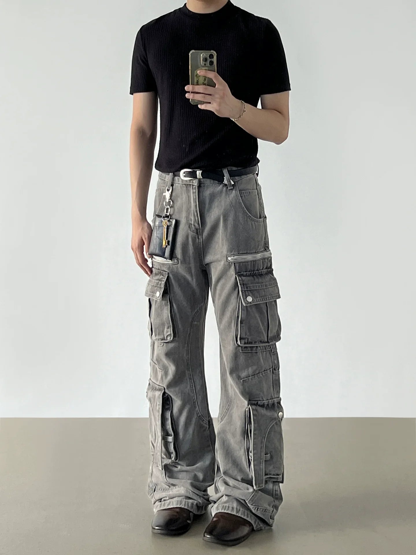 Washed Shadow Vault Cargo Jeans