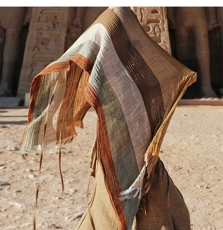 Desert Boho Multicolor Wrap Scarf