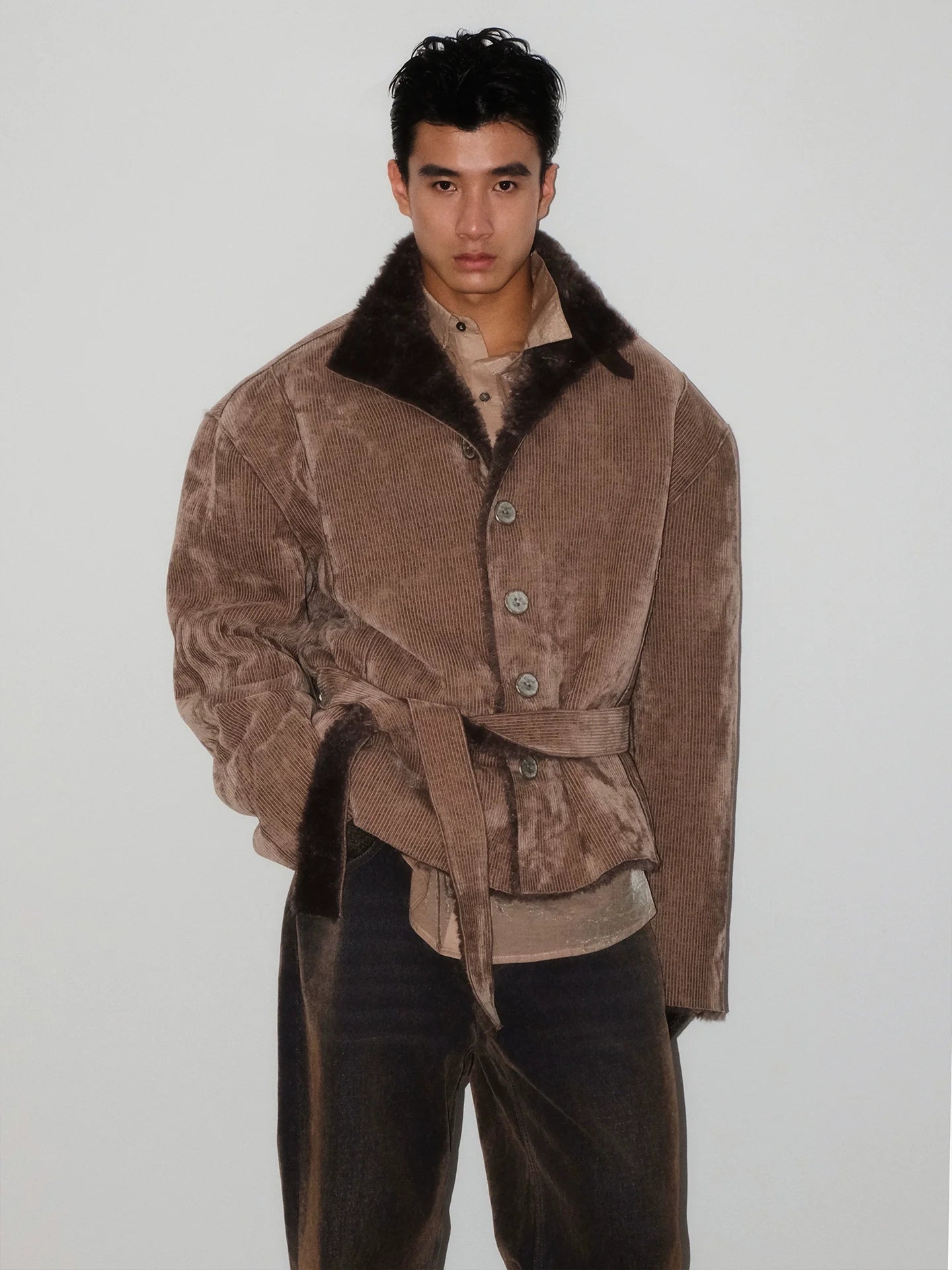 TimberFleece Belted Cord Jacket