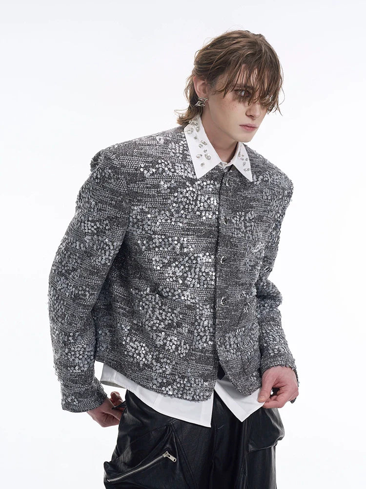 Sequin Matrix Blazer