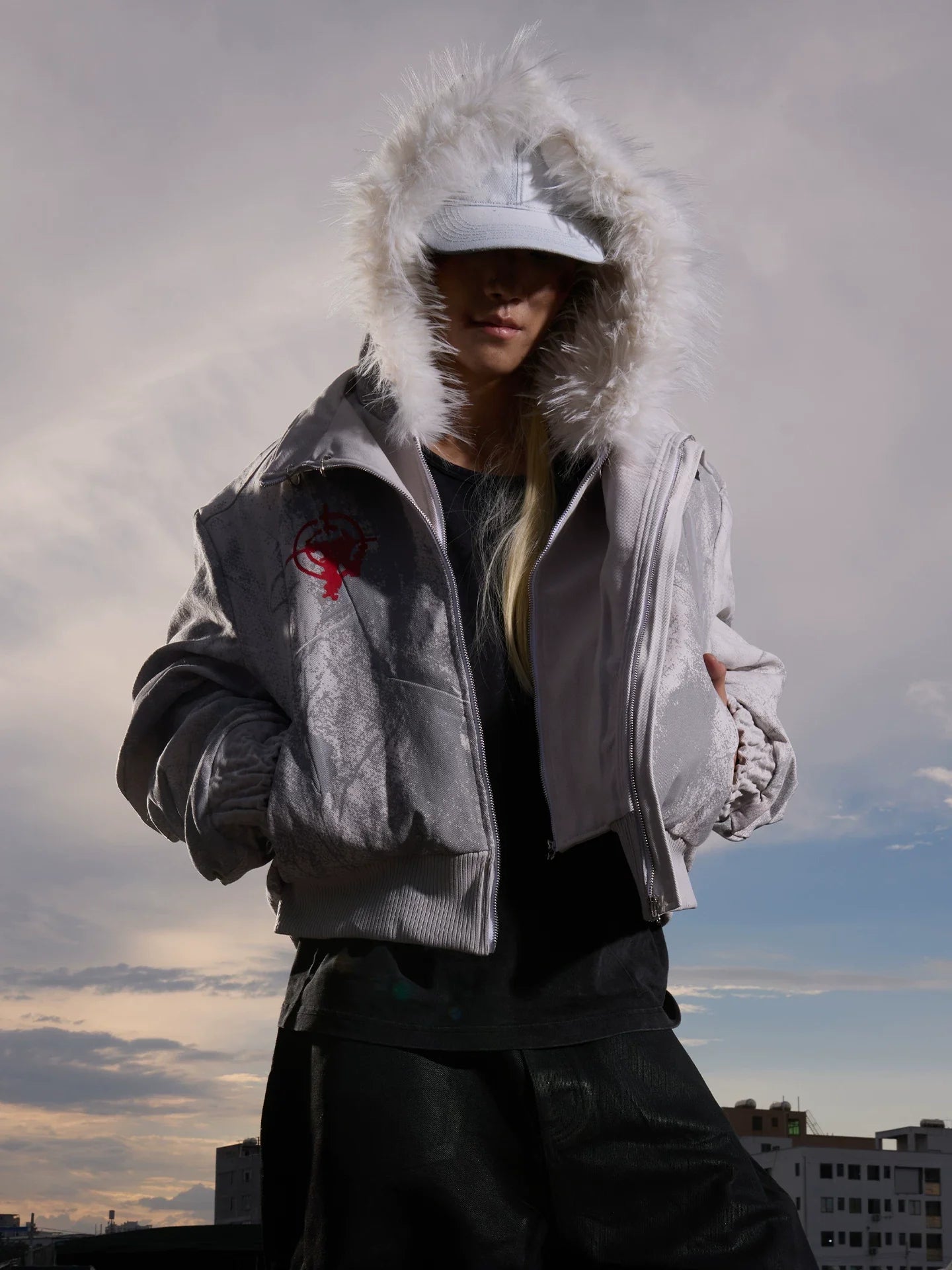 Frostbite Target Halo Puffer Jacket