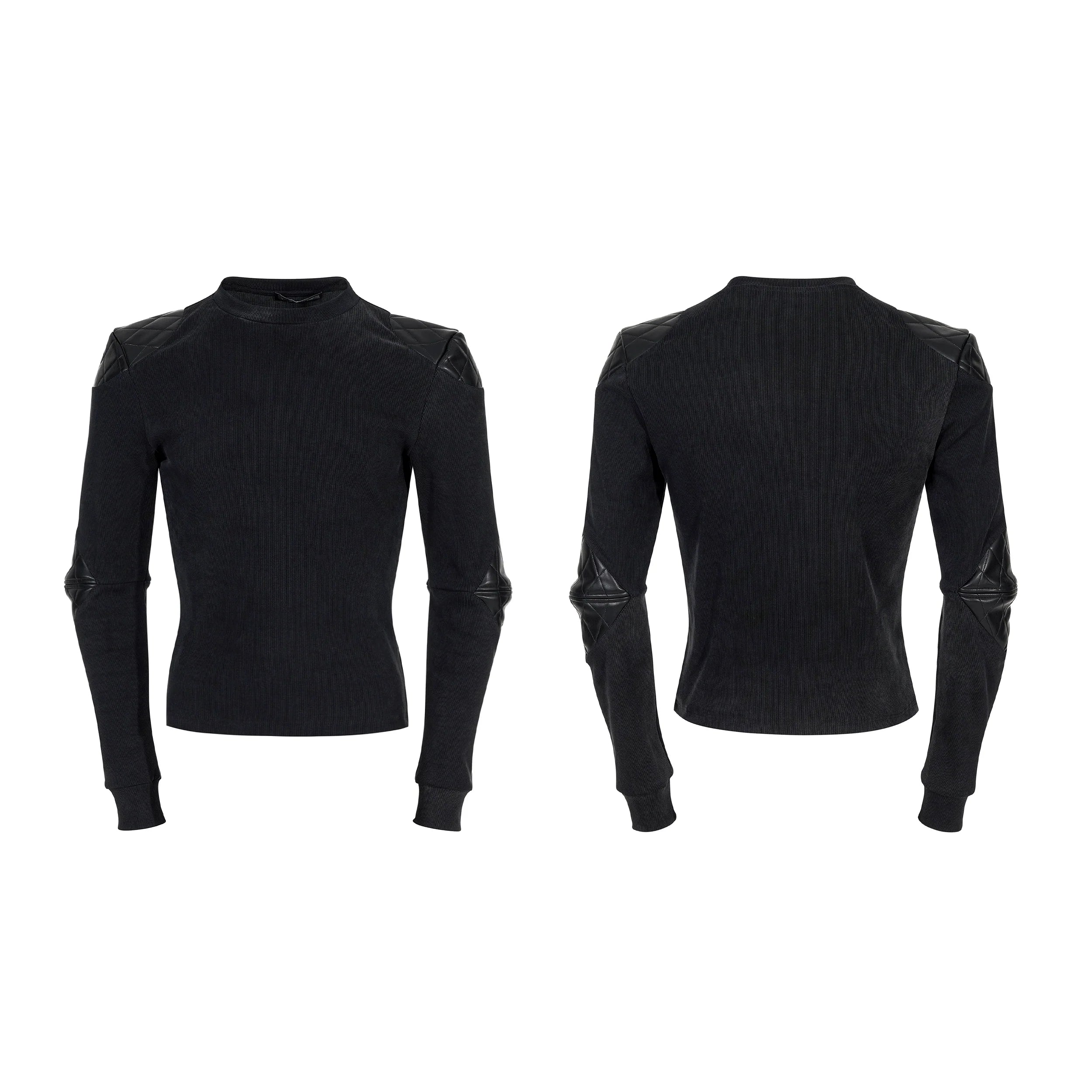 Shadow Matrix Quilted Shoulder Top