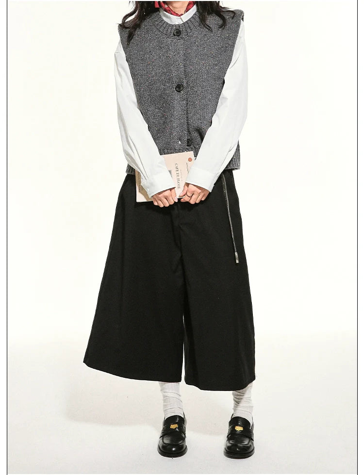 Knit Vest with White Button-Down