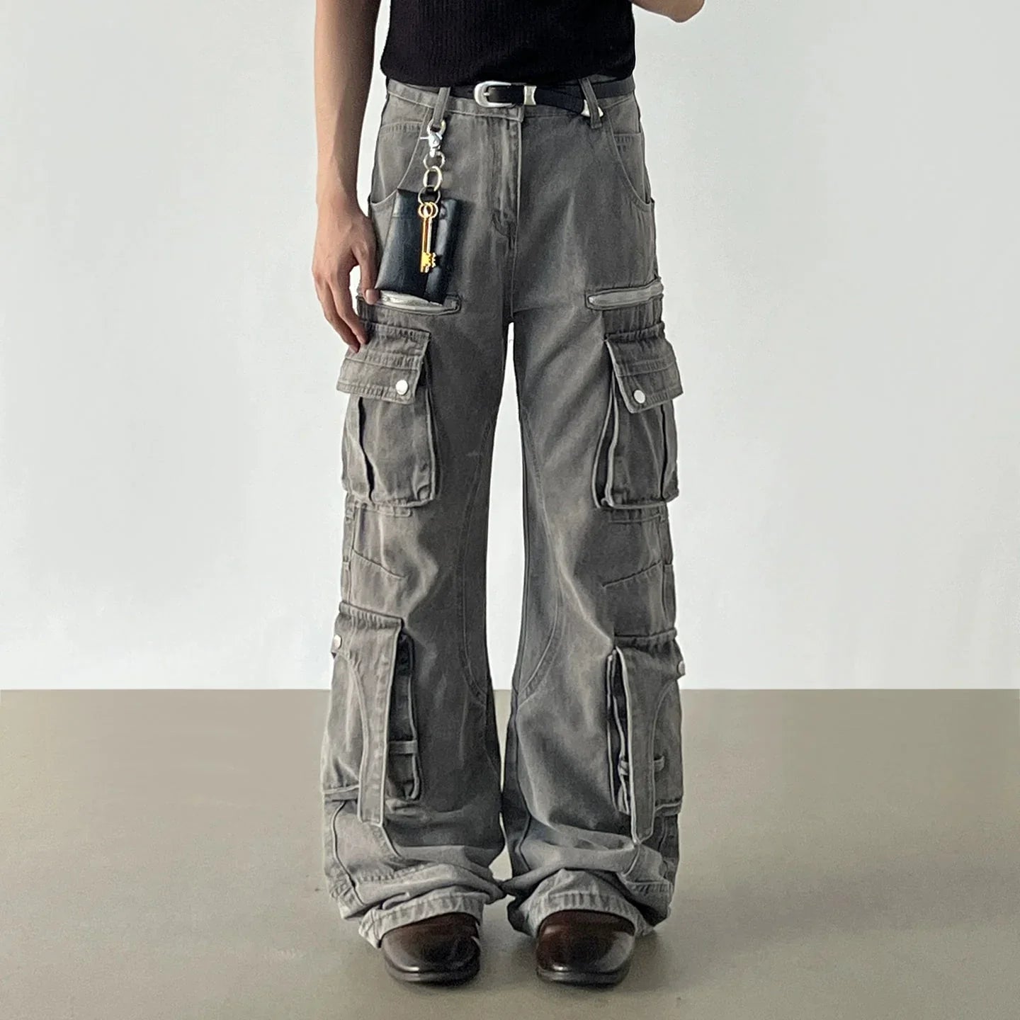 Washed Shadow Vault Cargo Jeans