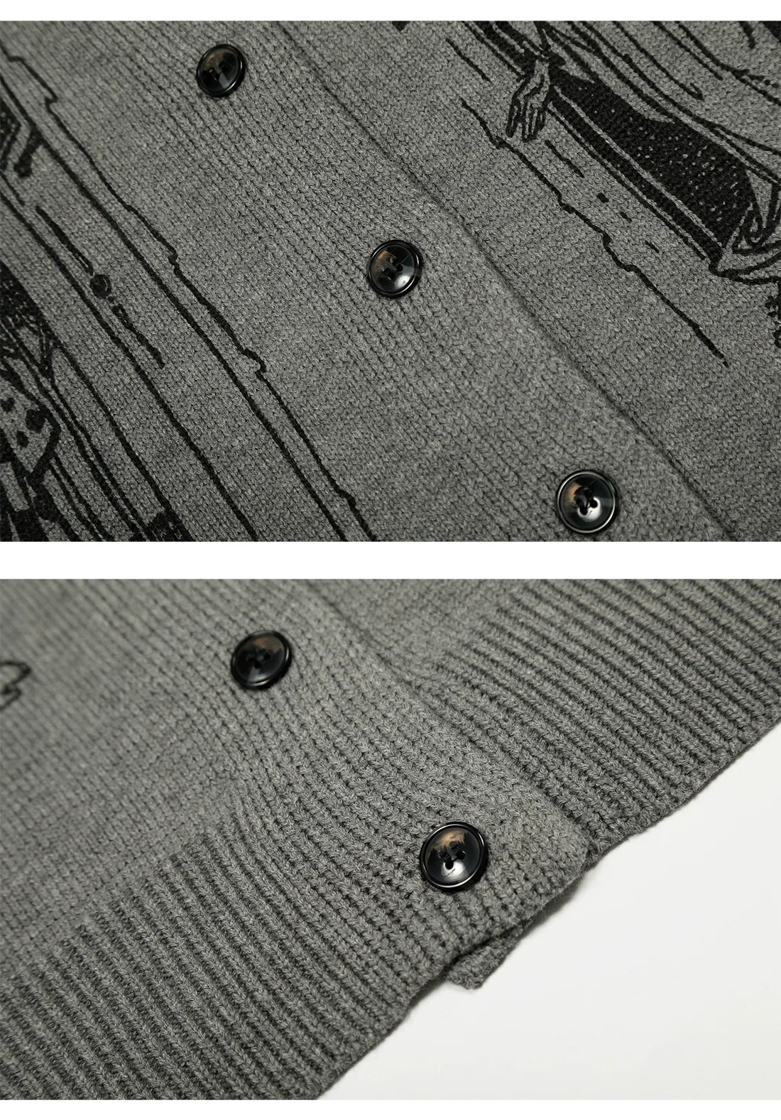 Tarot Window Graphic Knit Cardigan