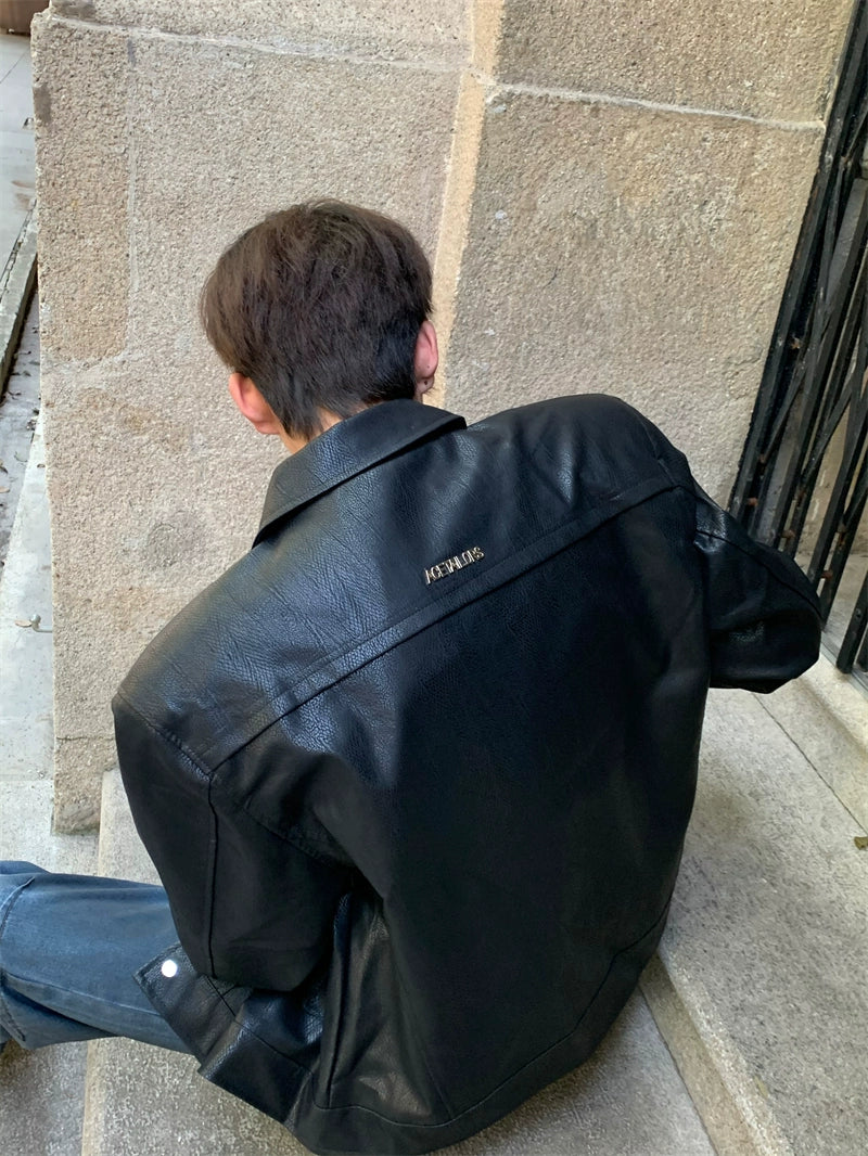 Wide Shoulder Denim Jacket