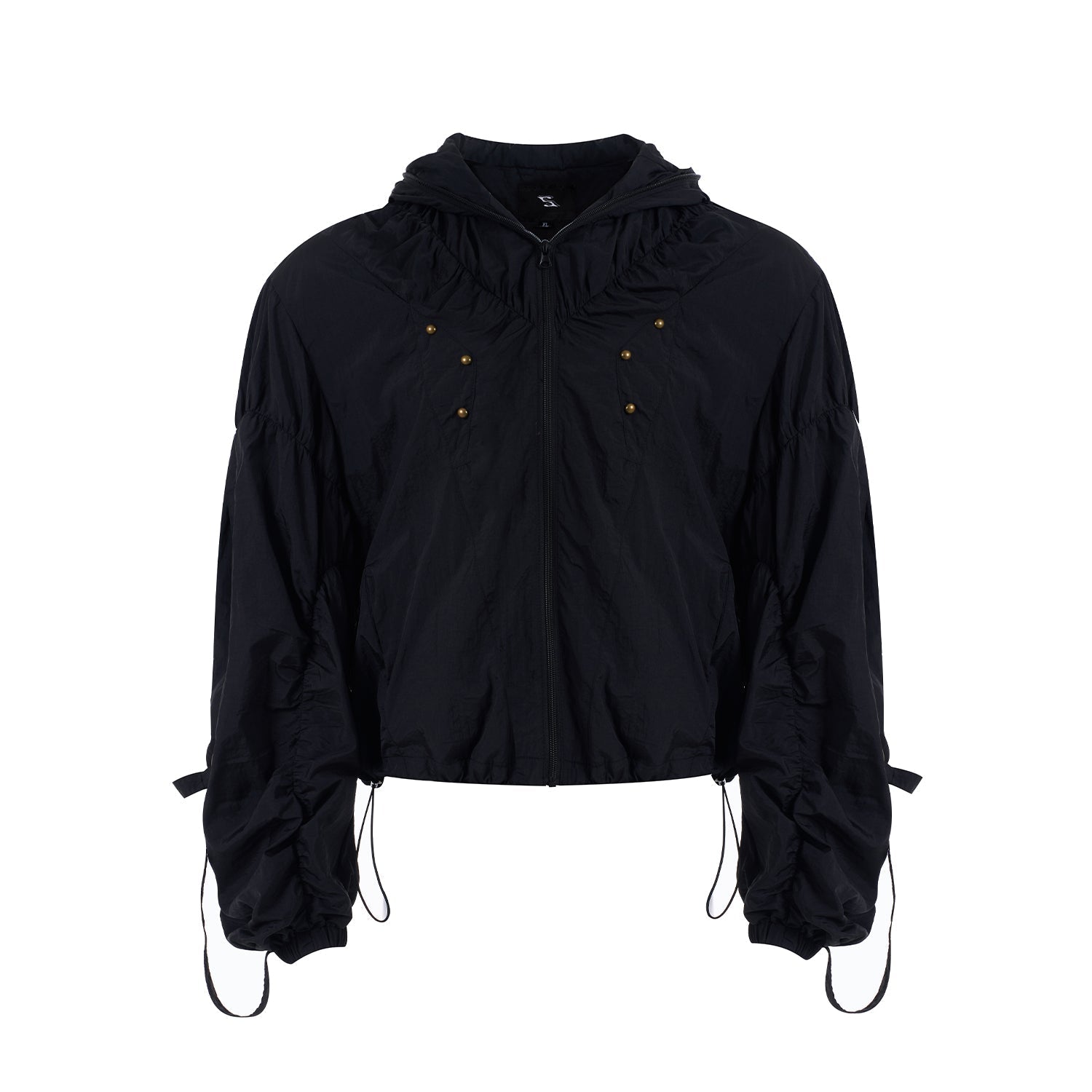 Studded Tactical Windbreaker Jacket