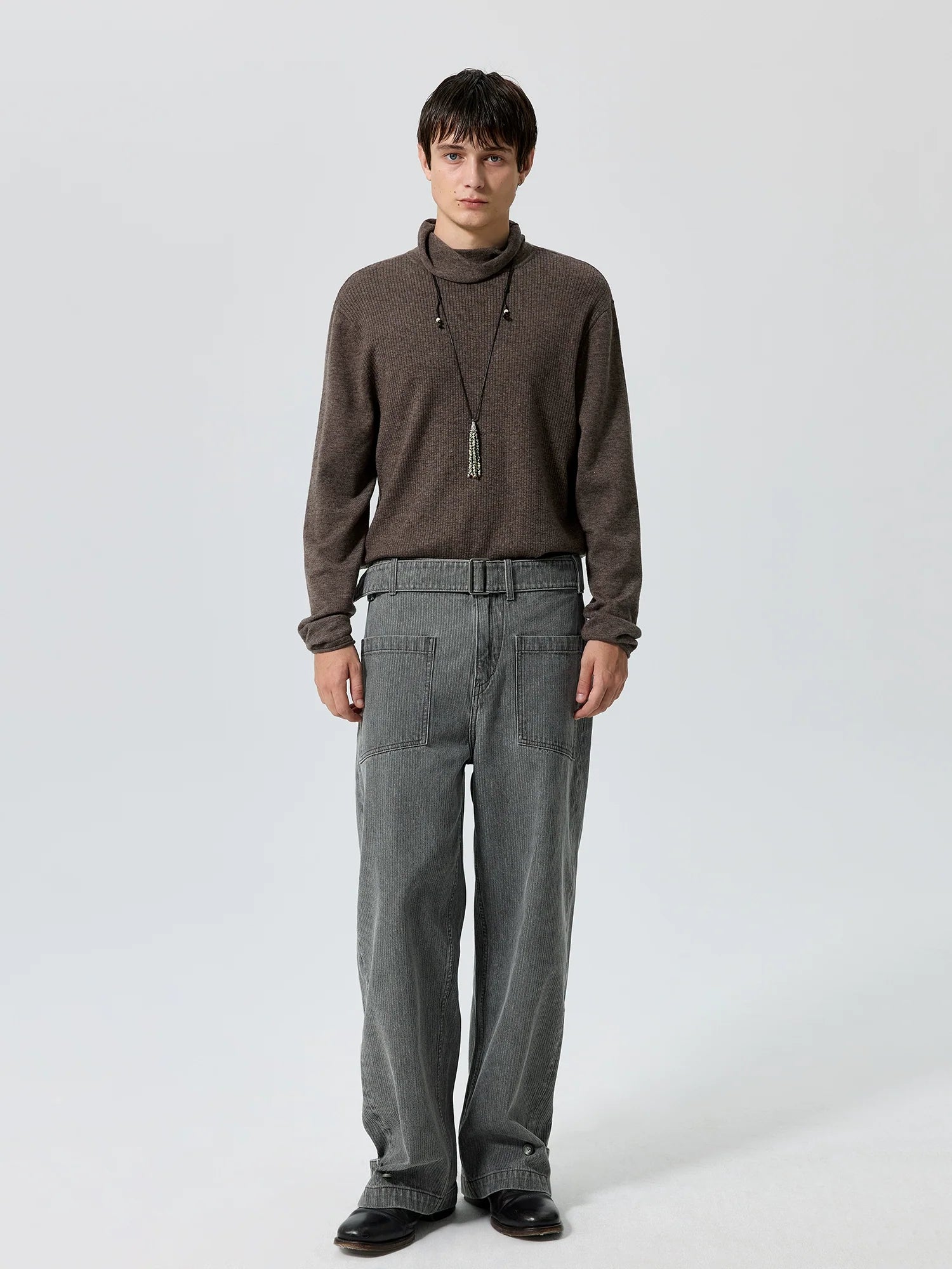 Shadow Ridge Belted Corduroy Pants
