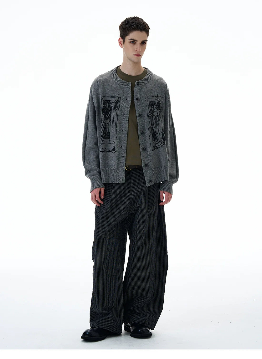 Tarot Window Graphic Knit Cardigan