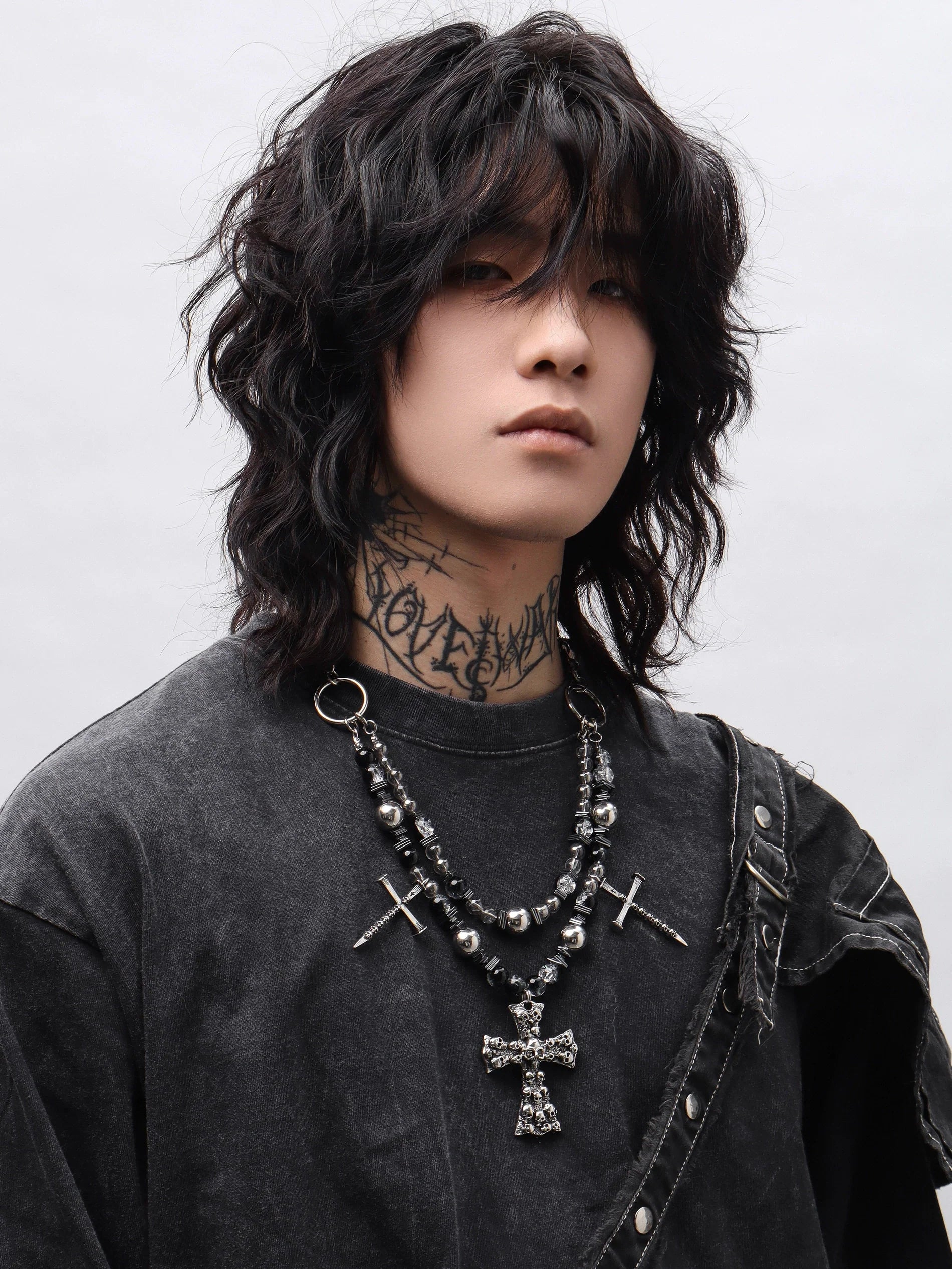 Gothic Cross Chain Necklace