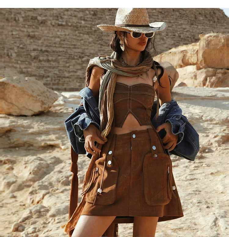 Desert Boho Multicolor Wrap Scarf