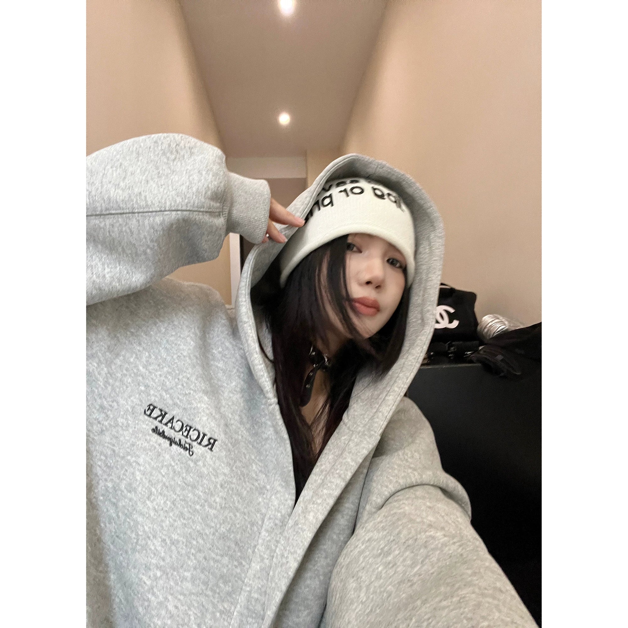 V-Plunge Kangaroo Hoodie
