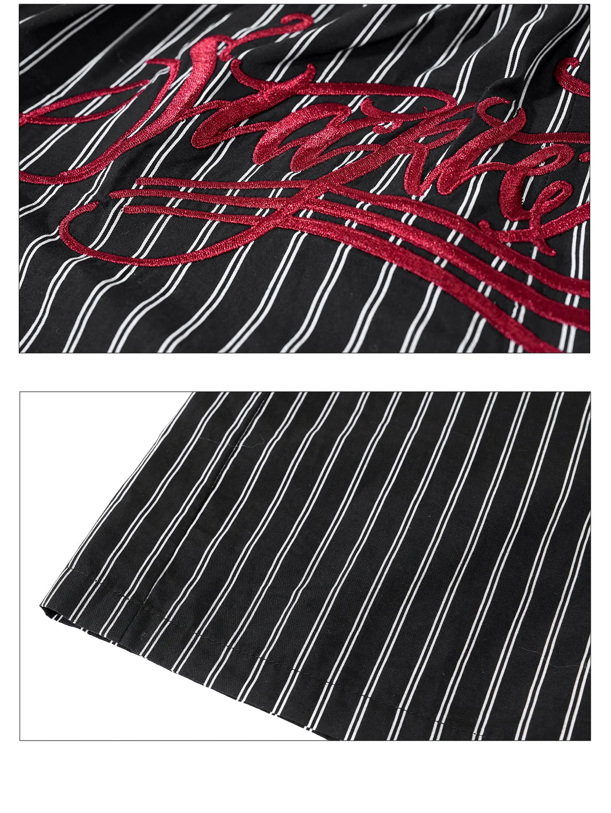 Pinstripe Royale Crest Boxer Shorts