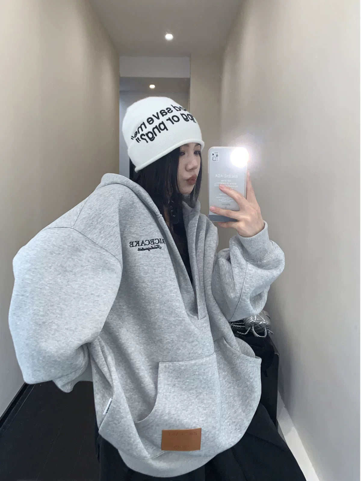 V-Plunge Kangaroo Hoodie