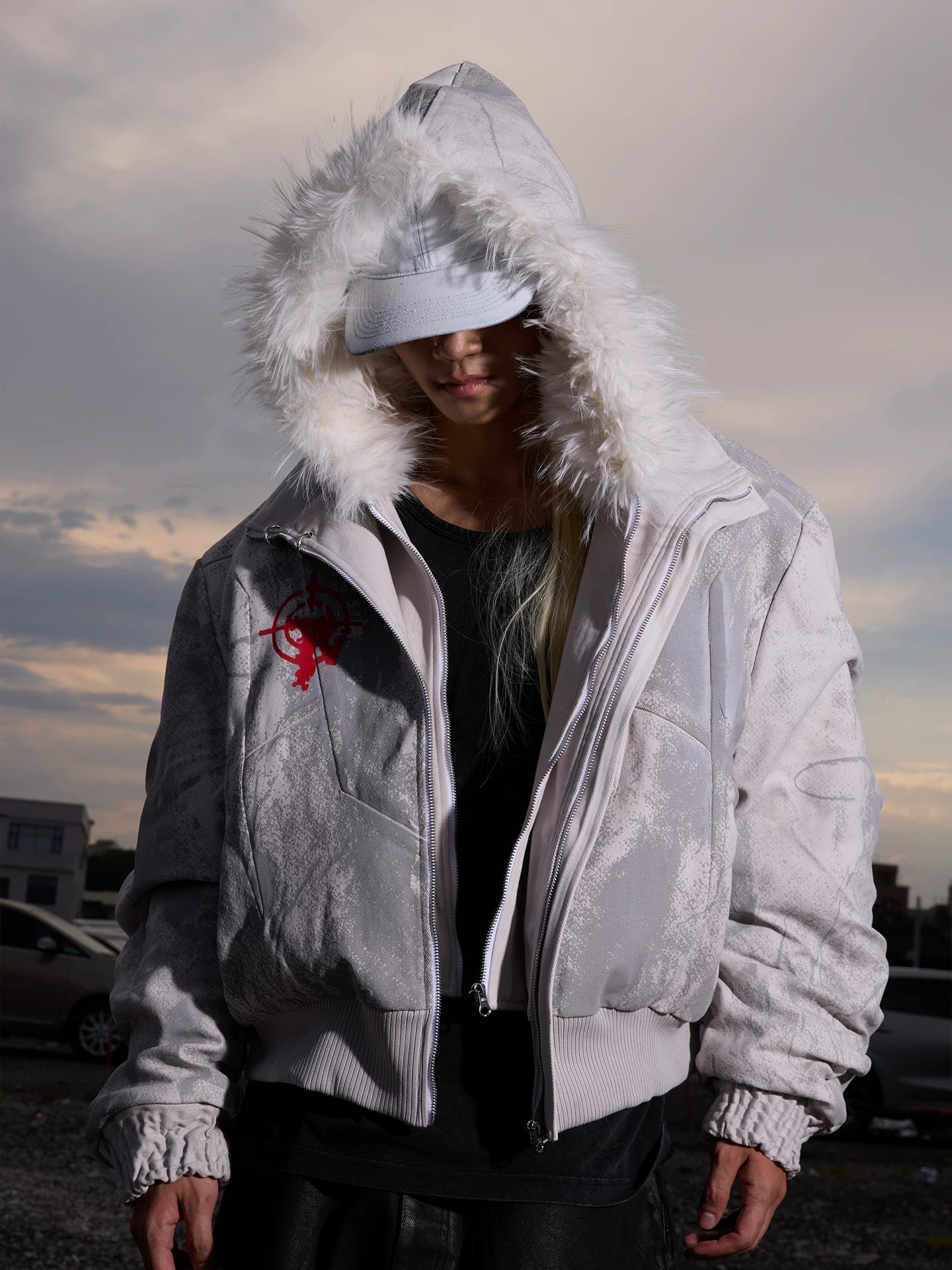 Frostbite Target Halo Puffer Jacket