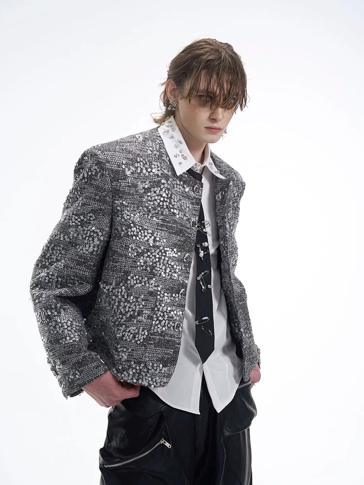 Sequin Matrix Blazer