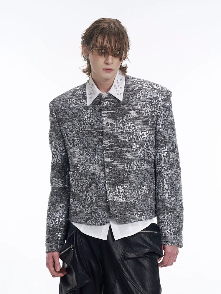 Sequin Matrix Blazer