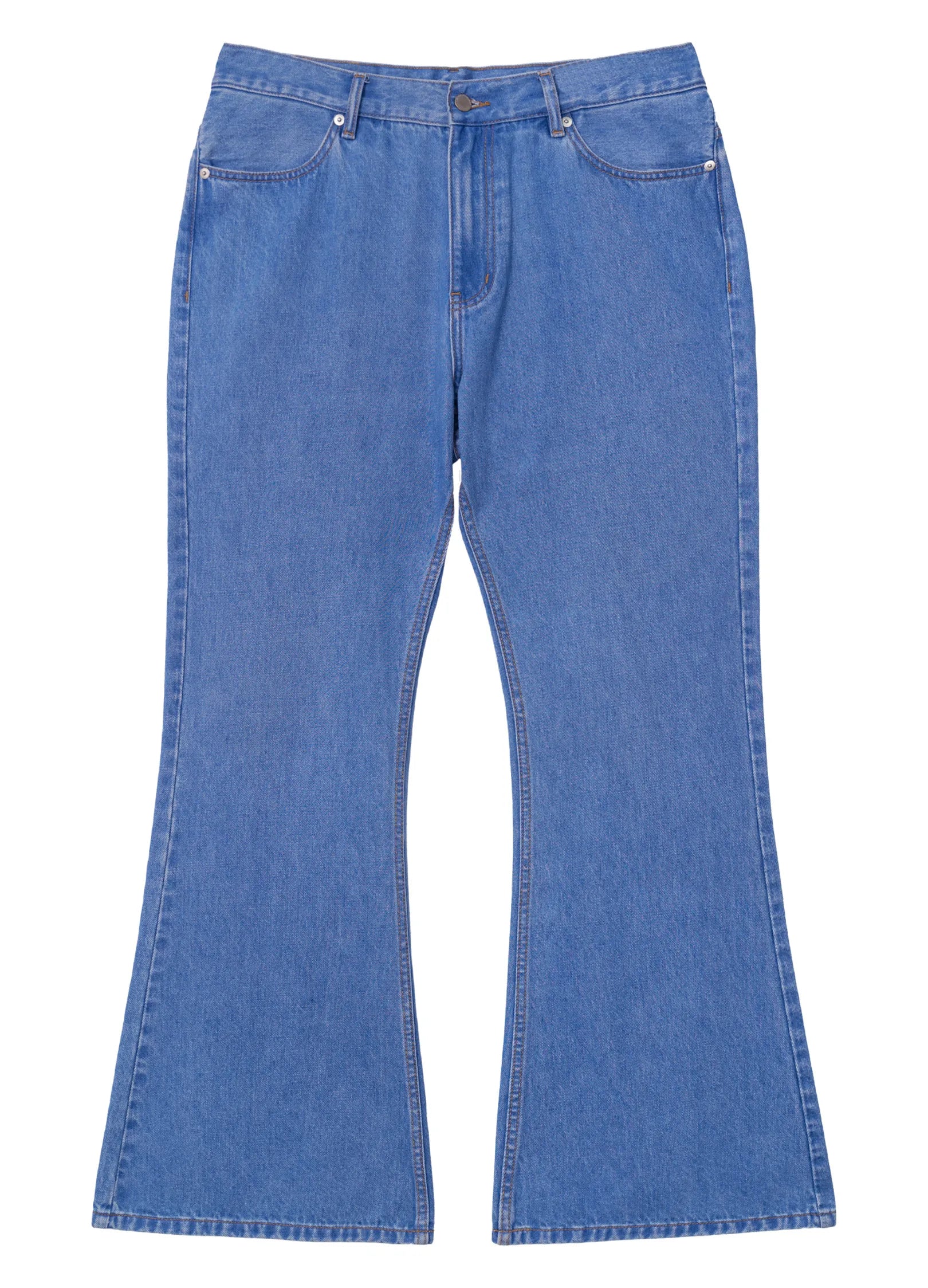 High-Rise Flared Denim Jeans