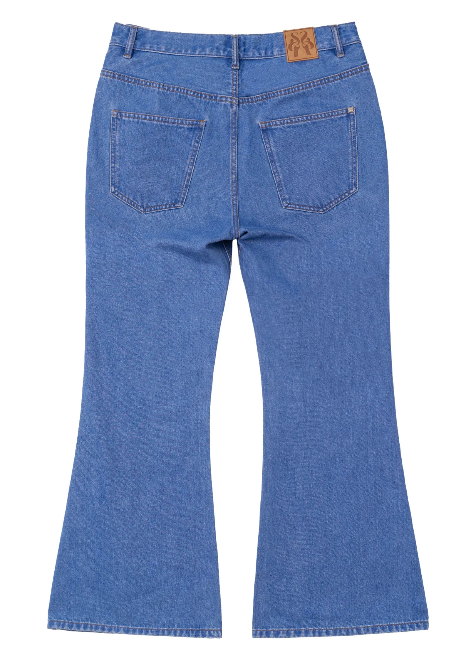 High-Rise Flared Denim Jeans