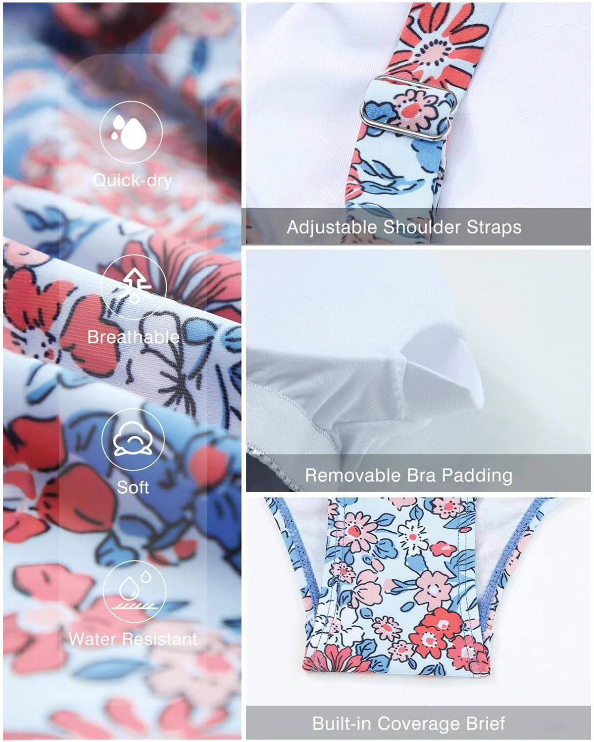 LITACTIVE® Cover Square Tankini Set