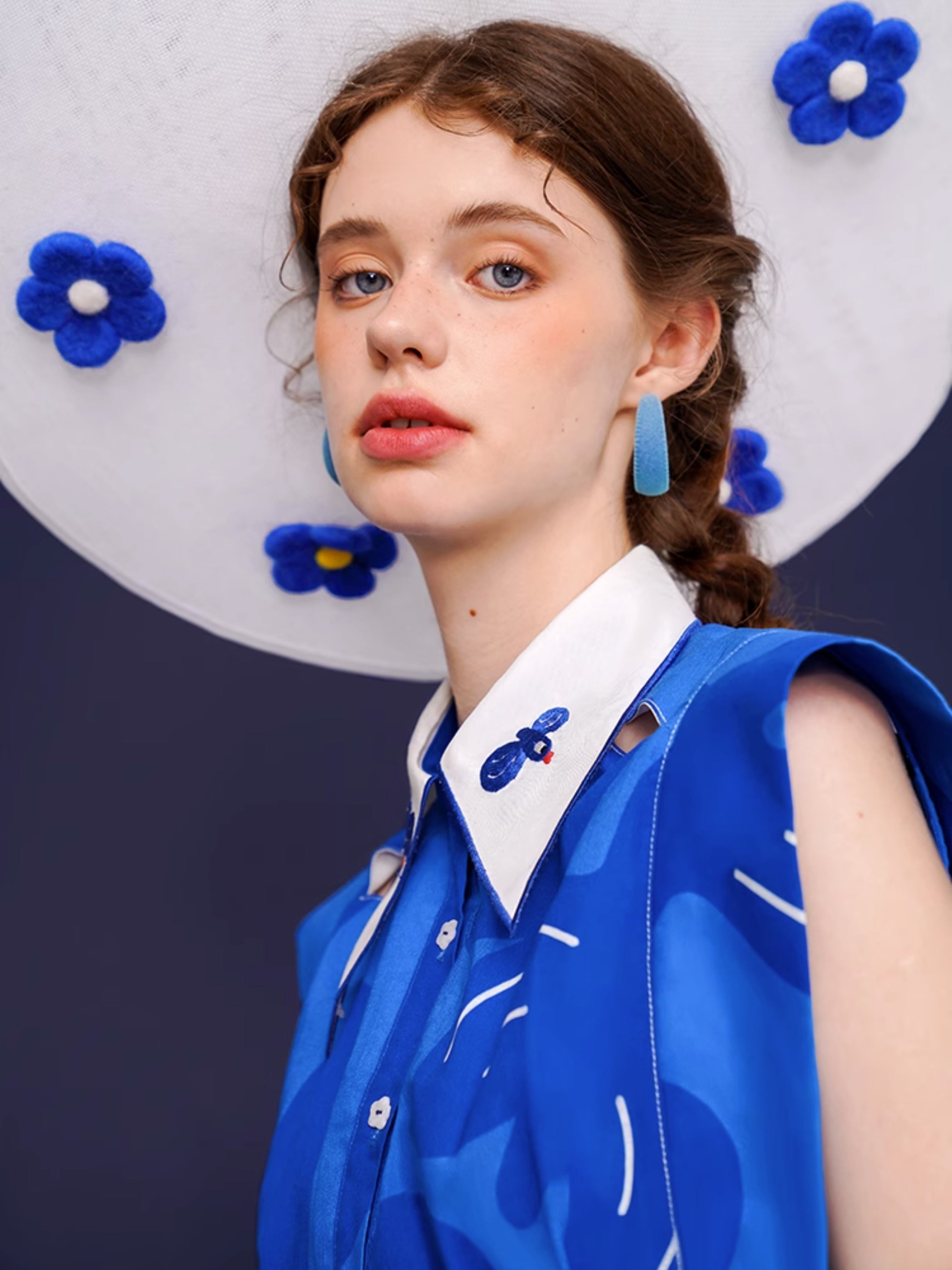 Whimsical Blue Bird Dress