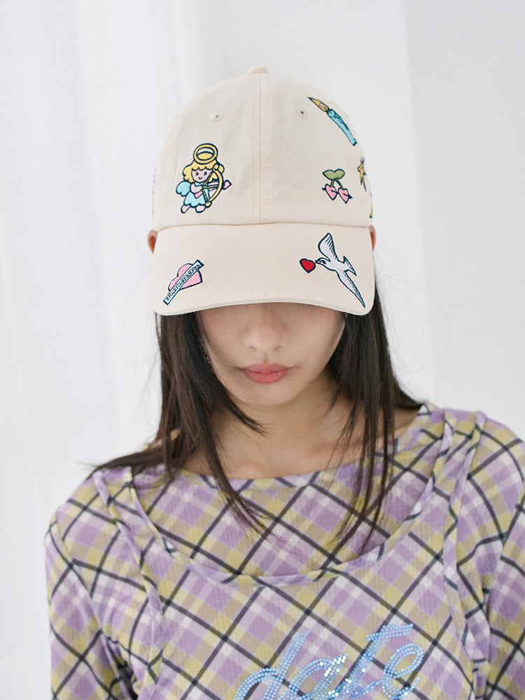 Embroidered Dream Angel Baseball Cap