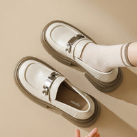 Agsdon Metal Buckle Loafers