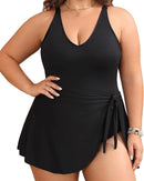 LITACTIVE® Tummy-Tech Athletic Swimdress