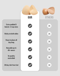 Patented Sticky Fashion Bra Inserts(Buy 1 Get 1 Free)