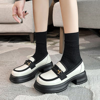 Agsdon Block Heel Loafers