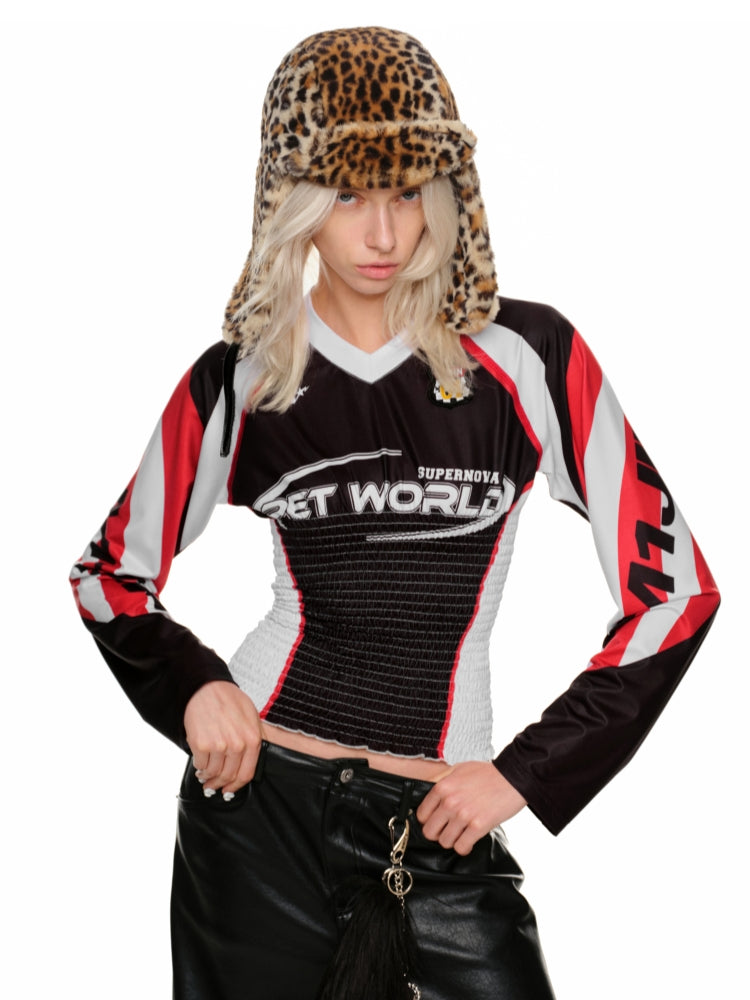 Waist Cable Stitch Sweatshirt