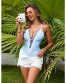 Ruched Tummy Control Bathing Suit