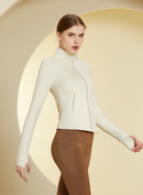 Velvet Stand Collar Sports Jacket