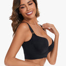 Push-Up Back Smoothing Bra-Black