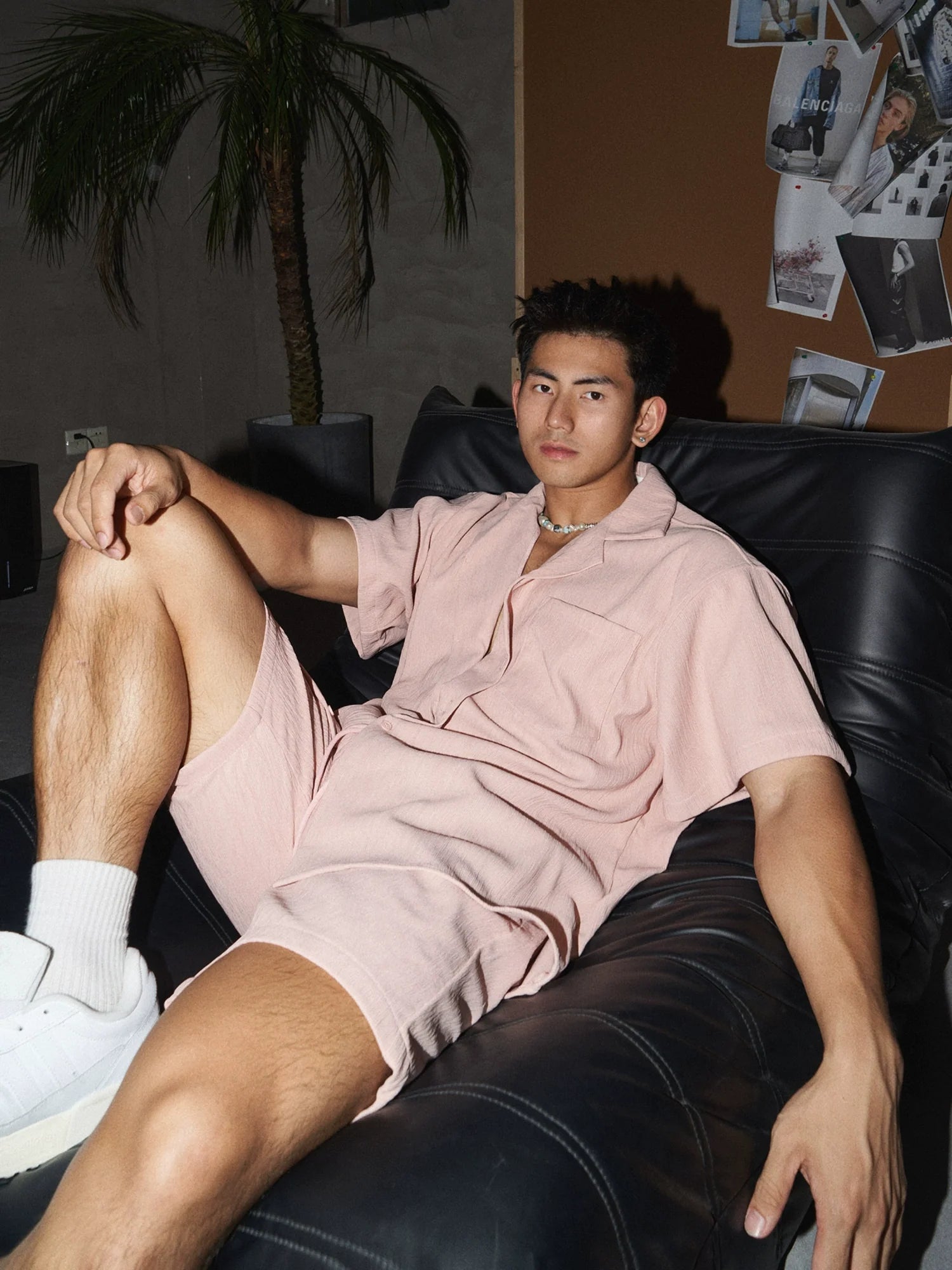 White Linen Two-Piece Set