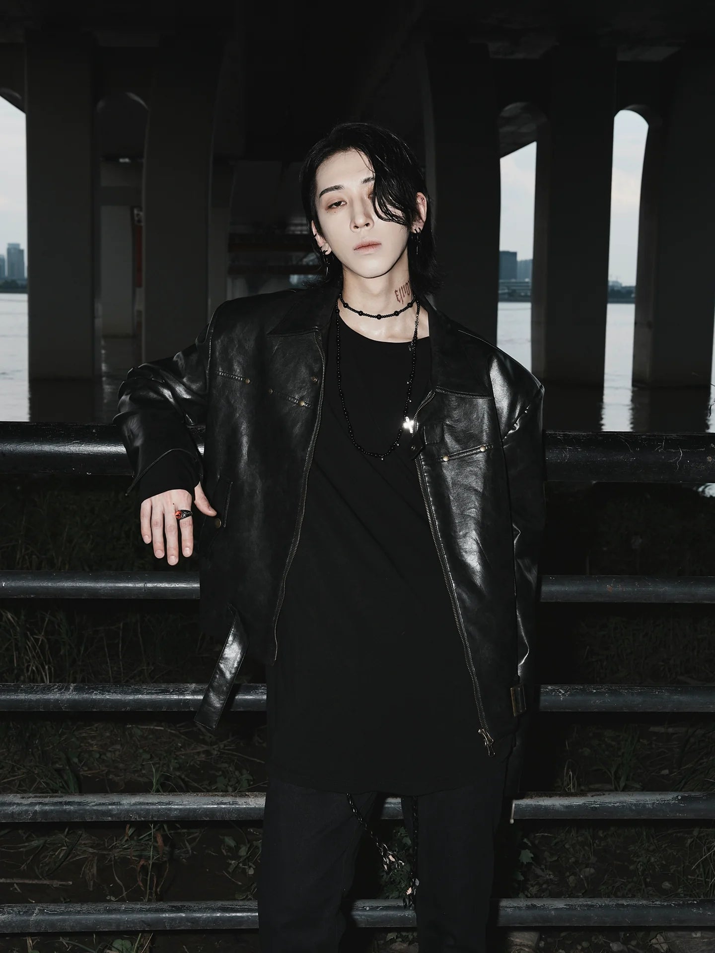 Raven Edge Moto Leather Jacket