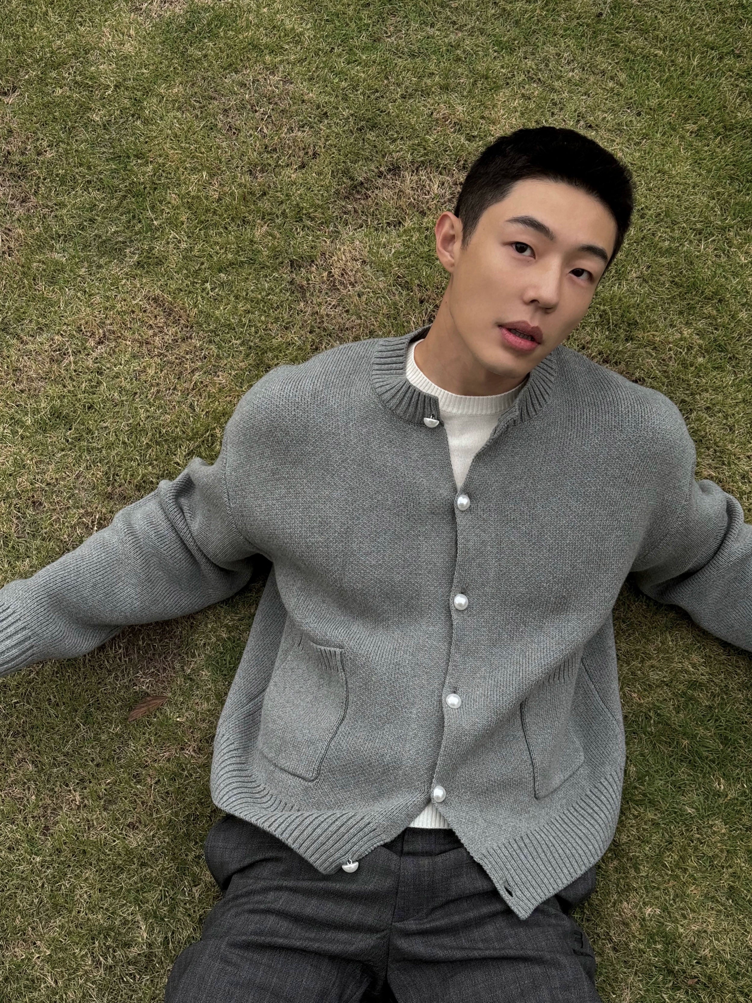 Grey Milk Style Cardigan