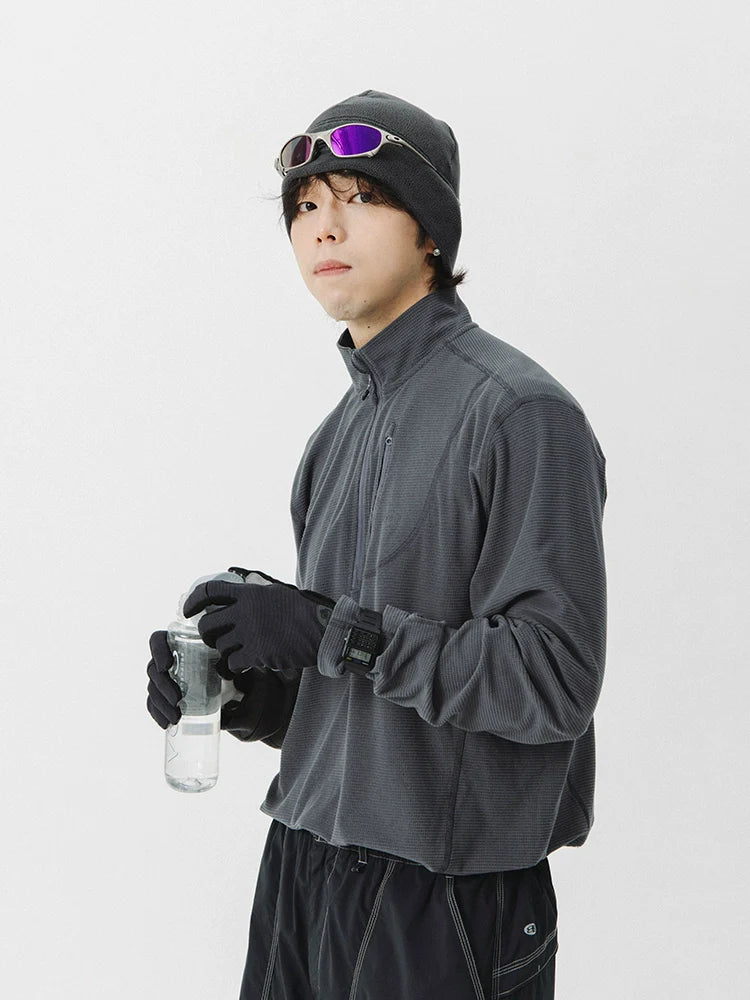 Thermal Quarter Zip Fleece Pullover