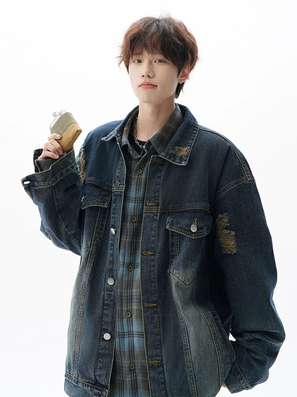 Patch Vintage Denim Jacket