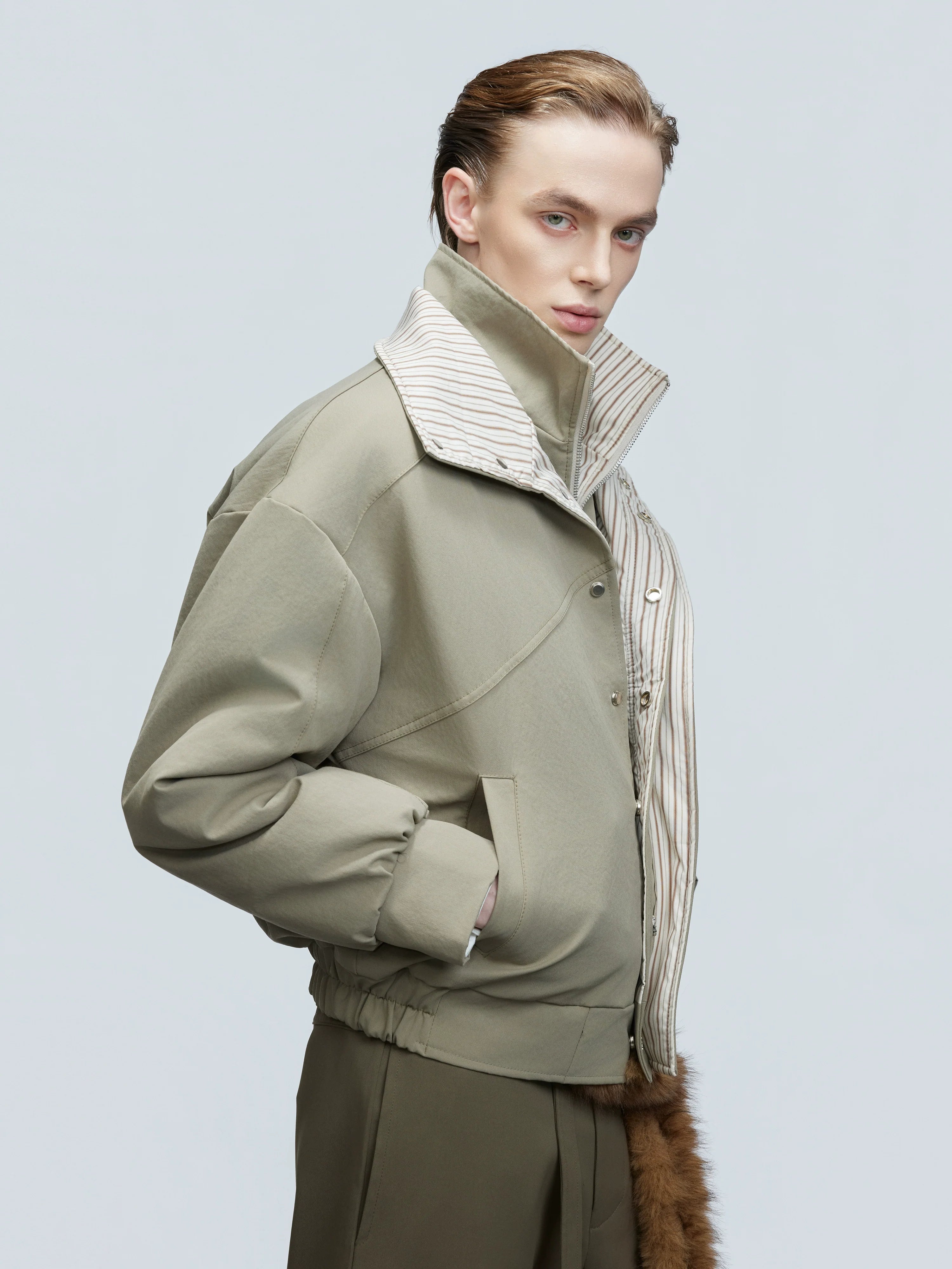 Shadowline Double Collar Bomber