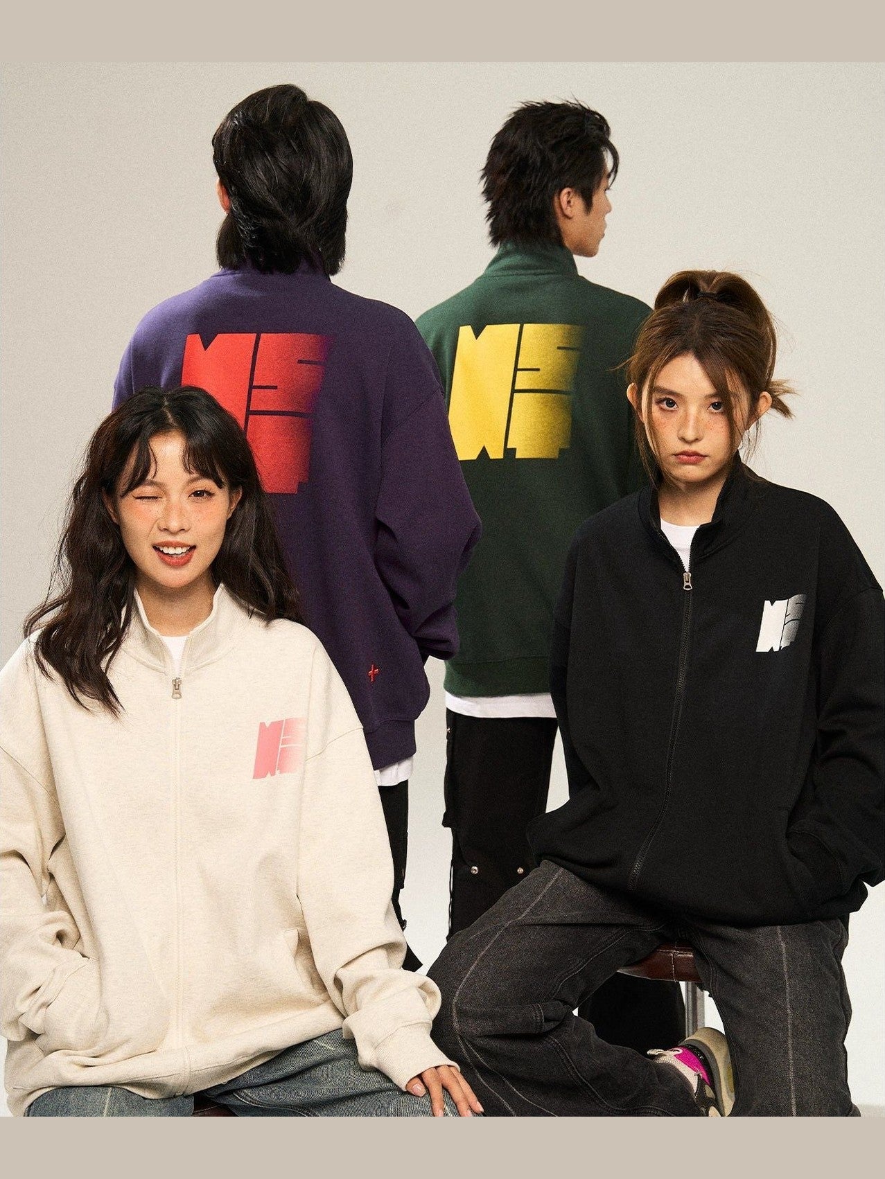 Subtle Fade Hoodie With Logo