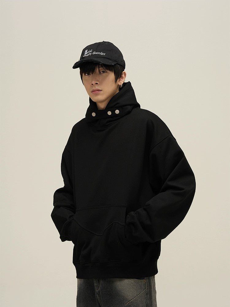 Sleek Comfort Oversized High-Neck Hoodie Jacket
